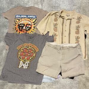 Mens Beach Casual Bundle of 4